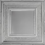 24" x 48" METALLAIRE Hammered Border Lacquered Steel